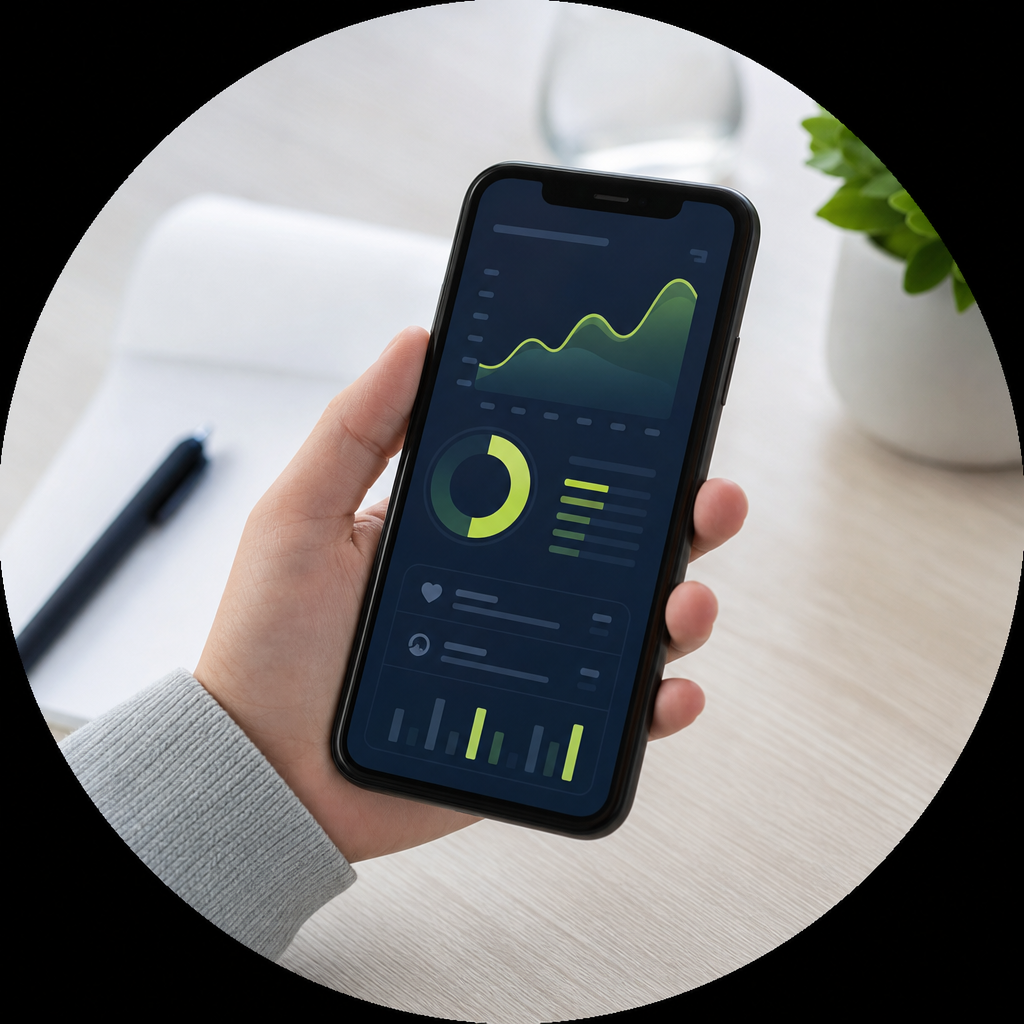 Phone health record detail